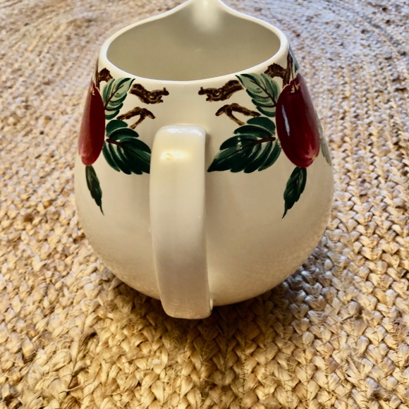 🍎 SALE Large 64oz Pitcher, NANCY CALHOUN Bella Roma Cafe Classico - Picture 3 of 9